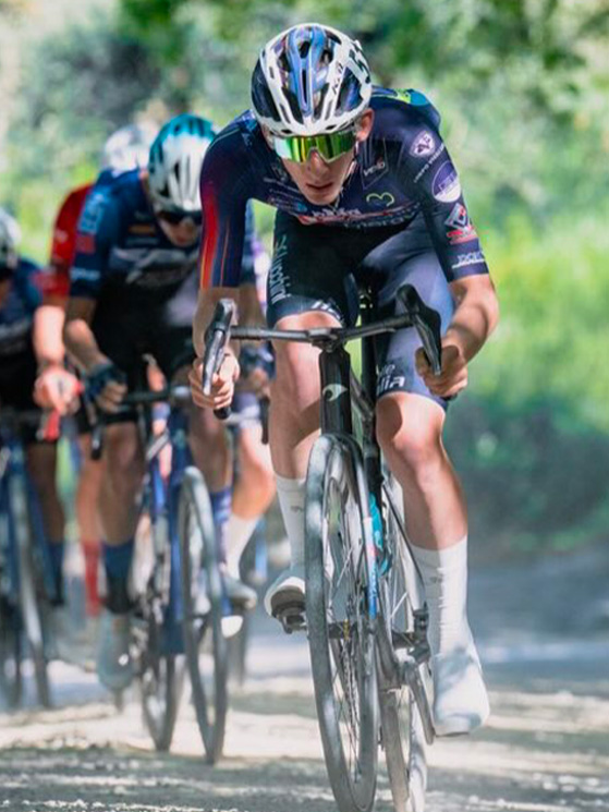 FIlippo Colella, classe 2008, oltre ad aver vinto una tappa al Giro della Valdera, ha vinto anche la Coppa Burci (foto Rodella)