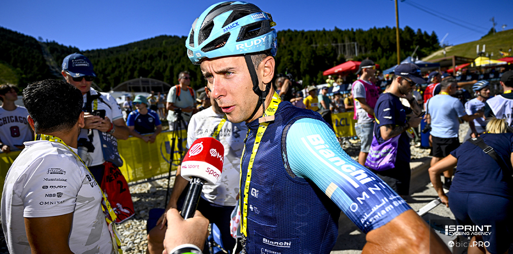 Antonio Tiberi, classe 2001, sta vivendo il primo Tour. E' pro' dal 2021