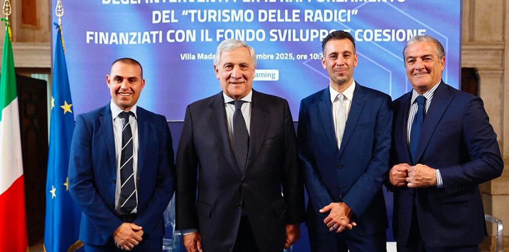 Il Turismo delle Radici è un programma del Governo pensato per gli italiani residenti all'estero. Qui il ministro Tajani