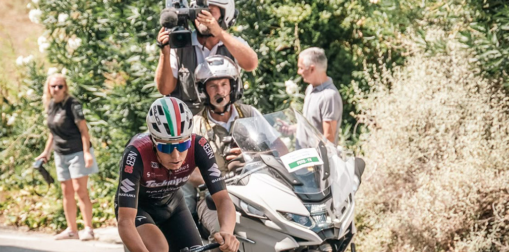 In stagione Anastasia ha colto ben 8 Top 10, anche all'estero. Spicca il podio al GP Liberazione (foto Instagram)