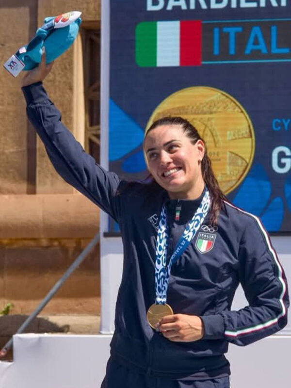 Rachele Barbieri ha vinto l'oro nella prova in linea ai Giochi del Mediterraneo (foto Mattia Martegani/CONI)