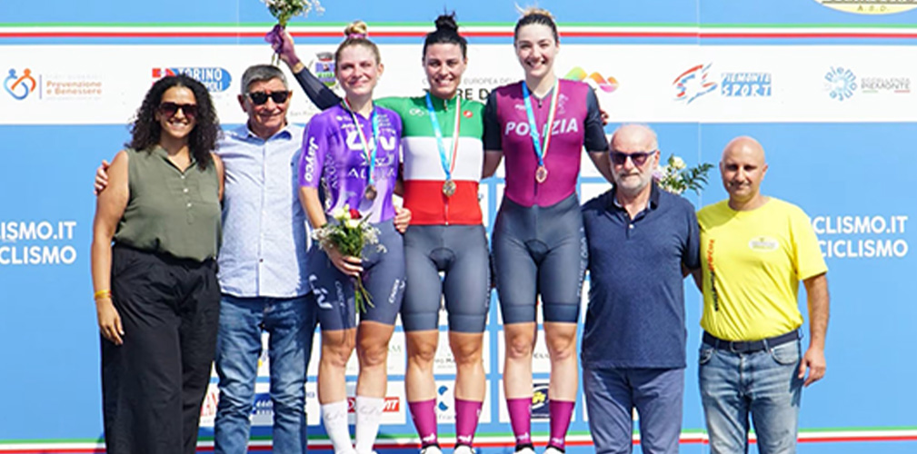 Prima dell'oro di Taranto, ai tricolori in pista Barbieri ha conquistato 5 titoli risollevando una stagione opaca (foto Federciclismo)