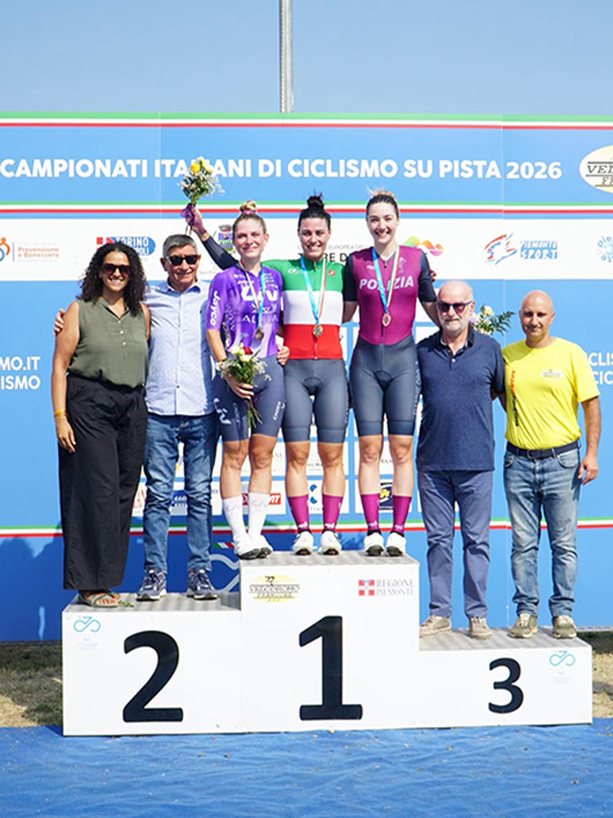 Prima dell'oro di Taranto, ai tricolori in pista Barbieri ha conquistato 5 titoli risollevando una stagione opaca (foto Federciclismo)