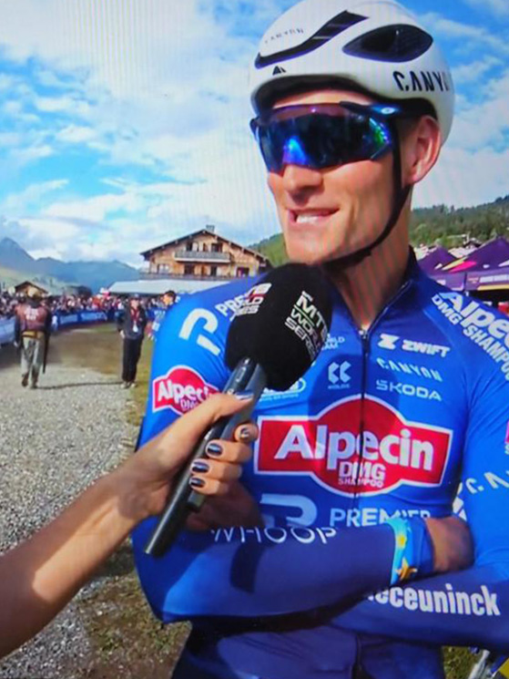 Van der Poel ha preparato il mondiale MTB nei dettagli, rinunciando all'attività post Tour e dedicandosi solo alla MTB