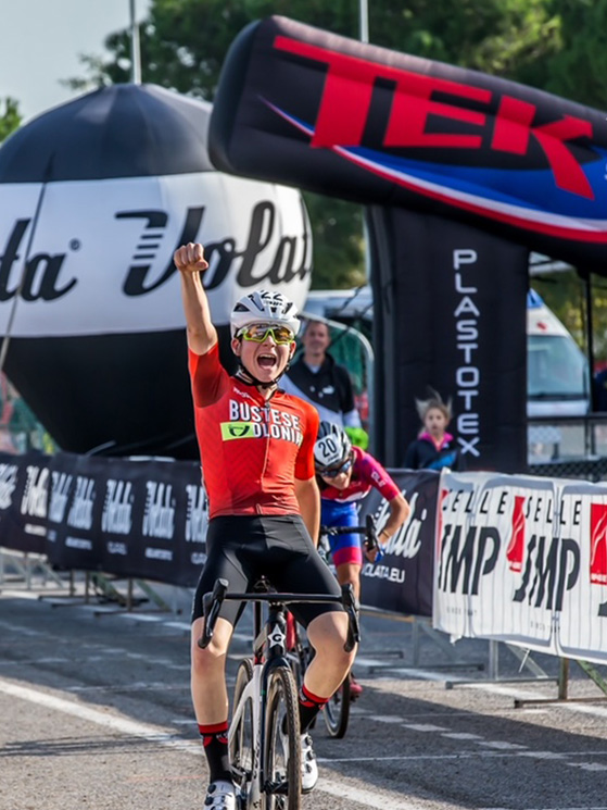 Ferro abbina la strada al ciclocross, è stato anche campione italiano Esordienti 2° anno (foto Billiani)