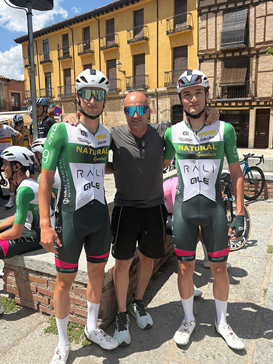 Tris di Garzelli: Marco, papà Stefano e Luca. Entrambi i fratelli corrono per la Natural Greatness-Rali-Alè