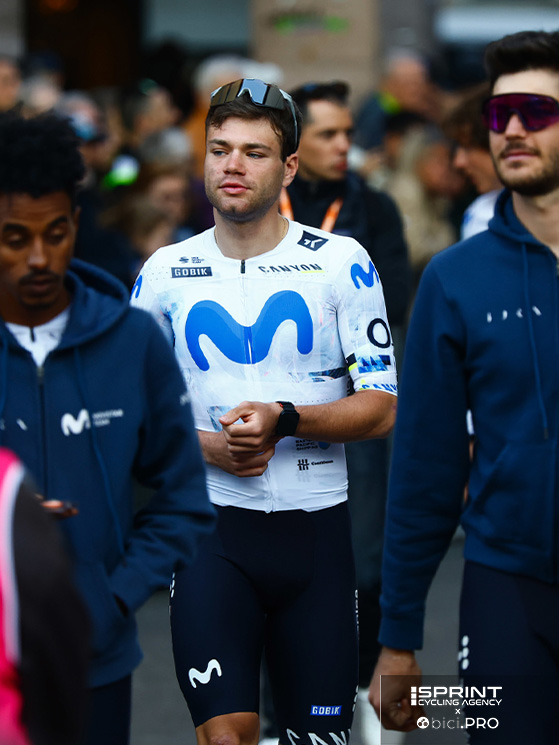 Milesi chiude 3 anni alla Movistar, senza successi (almeno finora) e passa alla Soudal per le corse d'un giorno