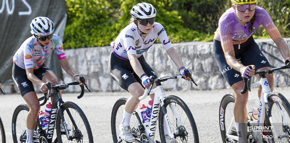 La Canyon//SRAM avrebbe voluto portare sul podio anche Niedermaier, ma la tedesca ha lavorato per Niewiadoma, vincendo la maglia bianca
