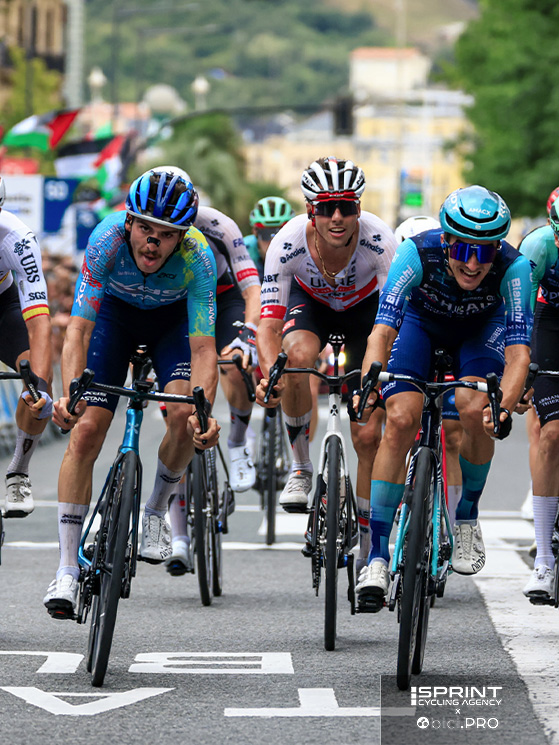 Una volata chiusa al secondo posto alla Clasica di San Sebastian, ma Evenepoel e Carapaz erano già arrivati