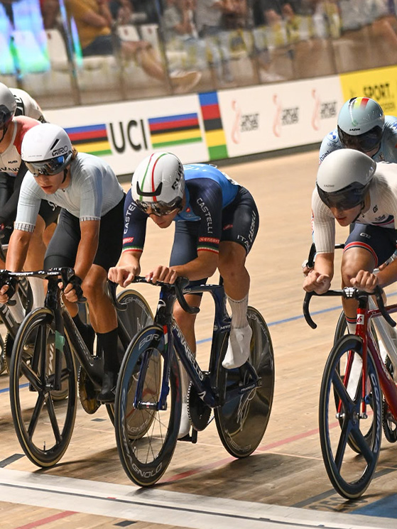 Per Vendramin un'estate stellare su pista, ma il suo obiettivo resta focalizzato sulla strada (foto UCI)