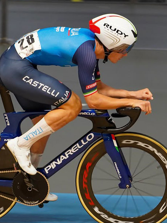 A Zolder Vendramin ha vinto due ori e un argento. Agli europei era stato 1° nell'eliminazione e 2° nella madison (foto Pedalclicks)
