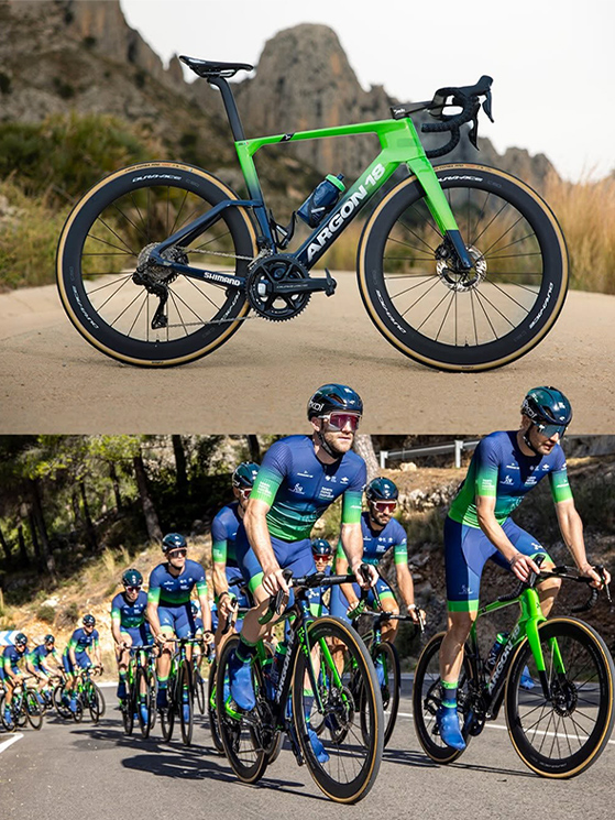 Nitrogen Pro è la bici scelta per equipaggaire la Novo Nordisk su strada