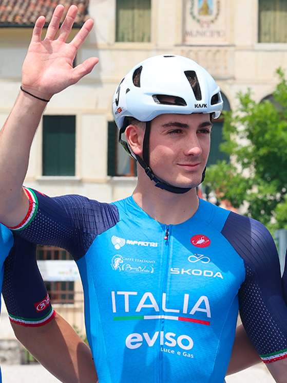 Vendramin, rivelazione dei mondiali juniores, ha già messo in conto di lasciare la pista un po' in disparte cambiando categoria (foto xpix.it)
