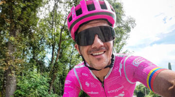 Richard Carapaz, giugno 2026, allenamenti in Toscana con Michele Bartoli