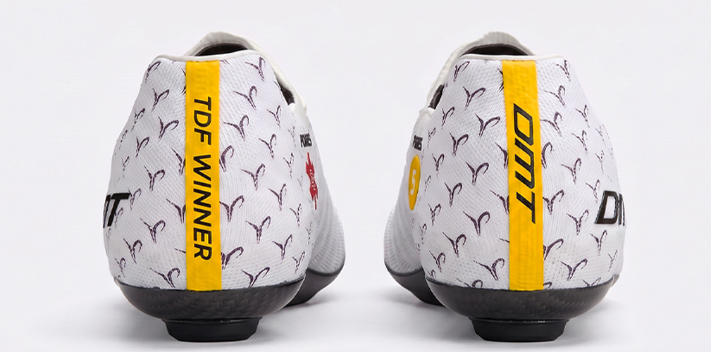 Il giallo è l'elemento distintivo delle Pogi's Superlight TDF The 5Th e non potrebbe essere altrimenti