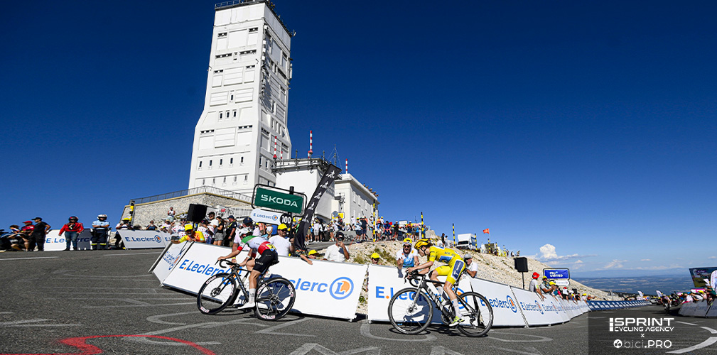 L'arrivo di Longo Borghini sul Ventoux: ripresa e staccata Marlene Reusser