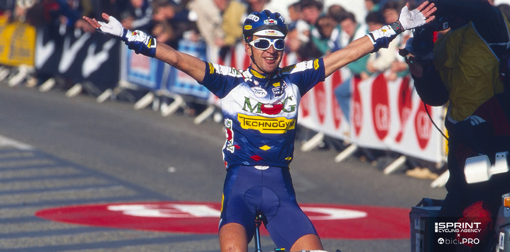 Dopo il Fiandre del 1996, Bartoli vince la Liegi del 1997, che Ferretti aveva vinto entrambi anche con Moreno Argentin