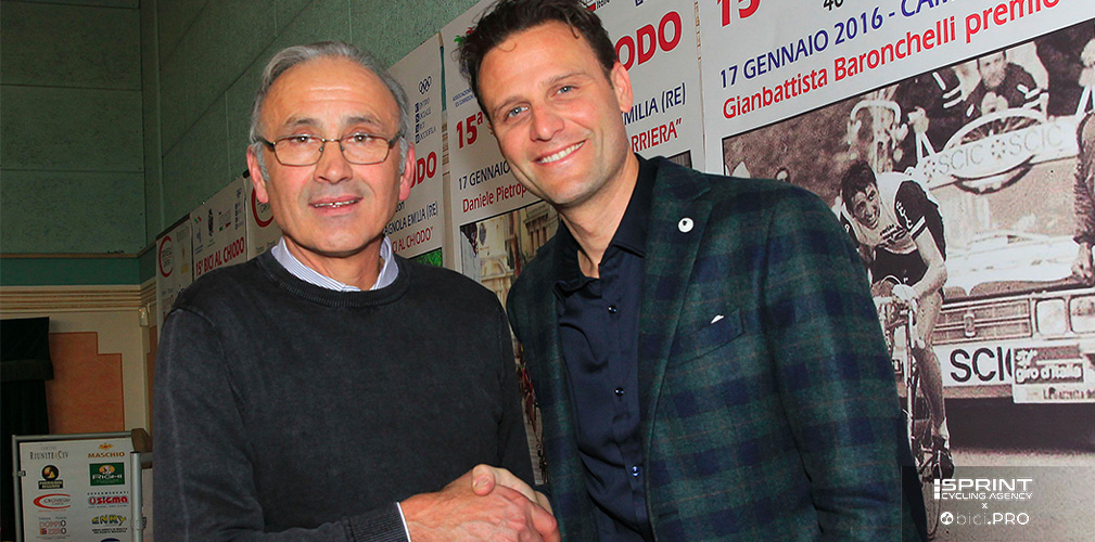 Nel 2016 Baronchelli consegnò a Petacchi il premio Bici al Chiodo
