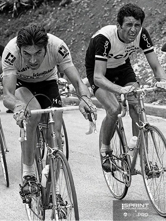 Tre Cime di Lavaredo al Giro d'Italia del 1974: Baronchelli manda fuori giri e stacca addirittura Merckx