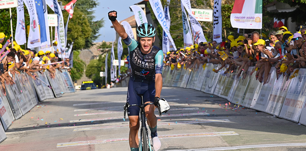 Jan Michal Jackowiak è un corridore polacco classe 2007: 1,85 per 65 chili, aveva già vinto a San Vendemiano (Photo Zannoni)
