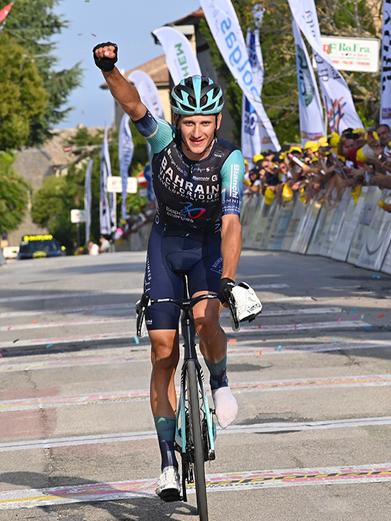 Jan Michal Jackowiak è un corridore polacco classe 2007: 1,85 per 65 chili, aveva già vinto a San Vendemiano (Photo Zannoni)