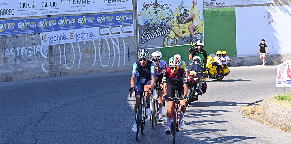 Jackowiak è stato capace di andarein fuga nei giri di pianura e di continuare con ul suo passo vincente (Photo Zannoni)