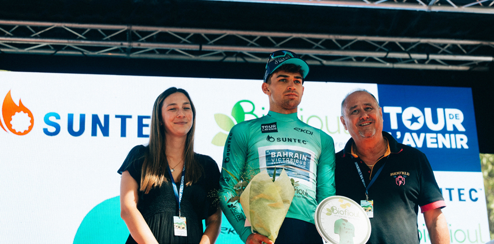 Tour de l'Avenir 2026, maglia verde, Thomas Capra, Team Bahrain Victorious Development (foto Jolypics-Tour de l'Avenir)