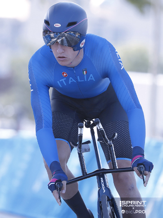 Edoardo Affini a Tarragona 2018: fu suo l'oro della crono