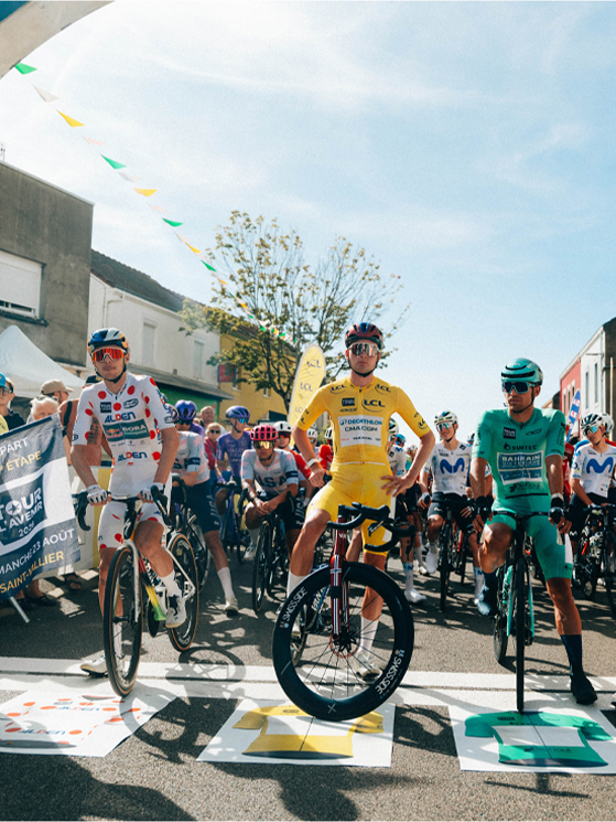 Tour de l'Avenir 2026, maglia verde, Thomas Capra, Team Bahrain Victorious Development (foto Jolypics-Tour de l'Avenir)