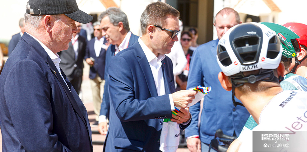 Il presidente Lappartient al via della Vuelta e ieri in Italia per i mondiali di MTB in Val di Sole