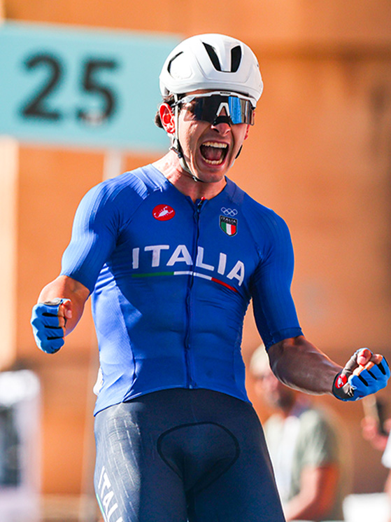 La vittoria nella prova in linea dei Giochi del Mediterraneo è la settima nel 2026 di Dati (Foto Mattia Martegani/CONI)
