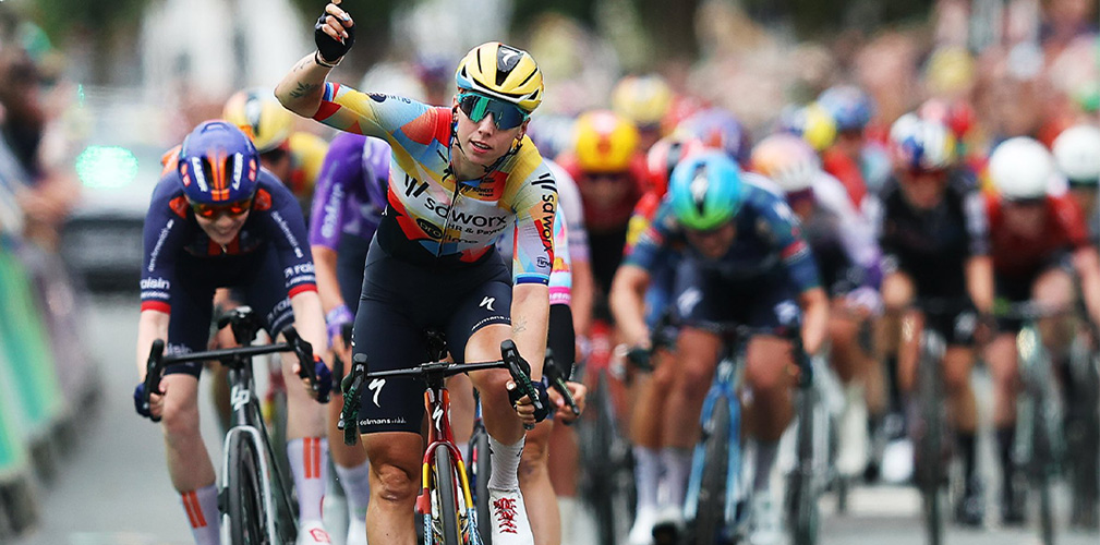 Prima Wiebes, seconda Consonni. E'm il Tour of Britain, ma quest'ordine d'arrivo si è ripetuto 4 volte nel 2026 (foto Getty Images)