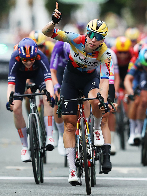 Prima Wiebes, seconda Consonni. E' il Tour of Britain, ma quest'ordine d'arrivo si è ripetuto 4 volte nel 2026 (foto Getty Images)