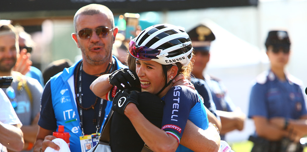Per Corvi la vittoria iridata chiude un cerchio, ma ora si lavora per il grande obiettivo olimpico (foto Di Donato)