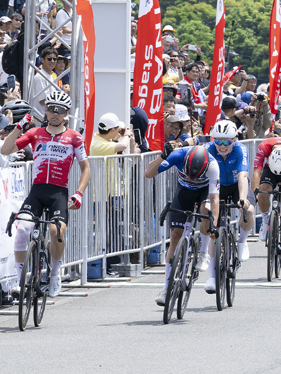 In Giappone un successo importante per Garibbo, uno dei 5 di questa stagione (foto Cyclingnews)