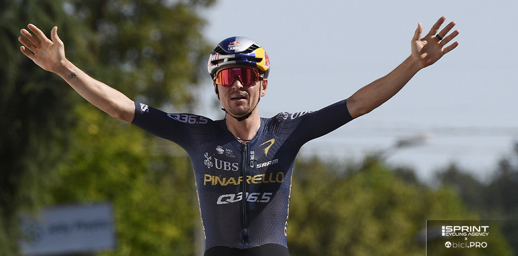 Pidcock è partito per il Canada dopo la vittoria al GP Industria & Artigianato, con 12" su Scaroni