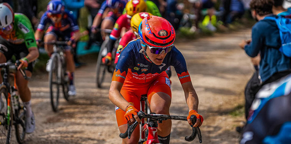 Reghini ha caratteristiche da scalatrice, ma per il futuro vuole migliorare negli sprint ristretti e curare di più la cronometro (foto Elia Padoin)