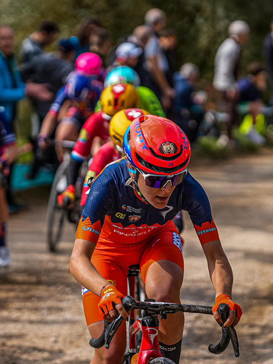 Reghini ha caratteristiche da scalatrice, ma per il futuro vuole migliorare negli sprint ristretti e curare di più la cronometro (foto Elia Padoin)