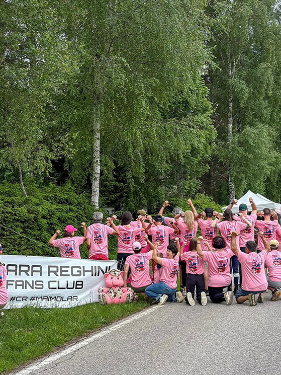 Reghini è considerata un prodotto del suo territorio: il suo fans club di Valdobbiadene è pronto a seguirla anche in Francia