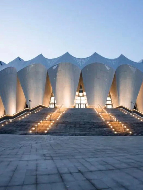 Il bellissimo velodromo di Shanghai. I mondiali sono previsti dal 14 al 18 ottobre