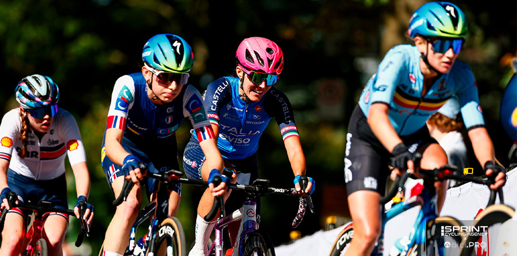 Gaia Segato in occasione del mondiale di Montreal. L'azzurra sarà nel gruppo delle corse a tappe