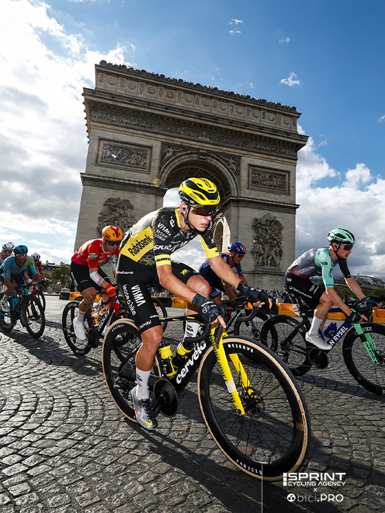 Piganzoli a Parigi, quando ha chiuso il suo Tour al 14° posto. Da allora non ha più corso