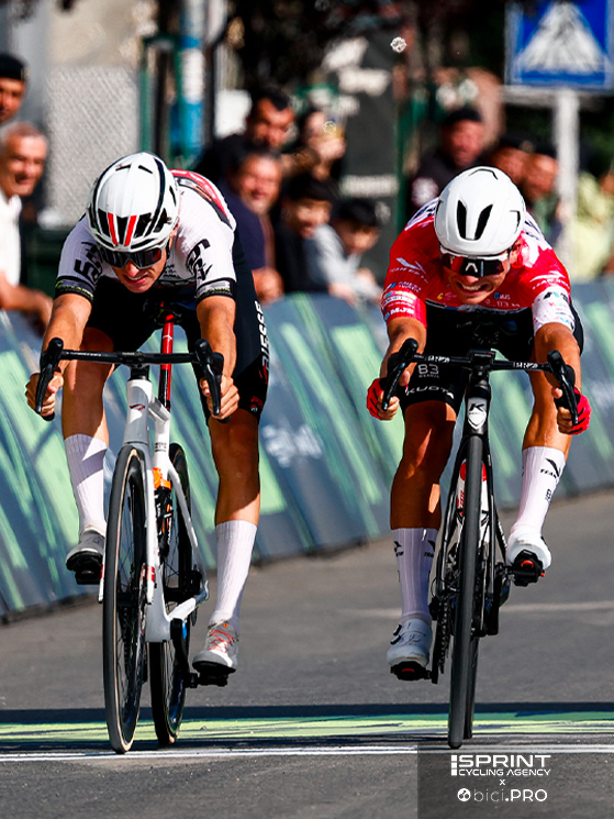 2ª tappa, Kirants-Stepanavan, Iacomoni del Team Ukyo batte Vesco nella volata a due
