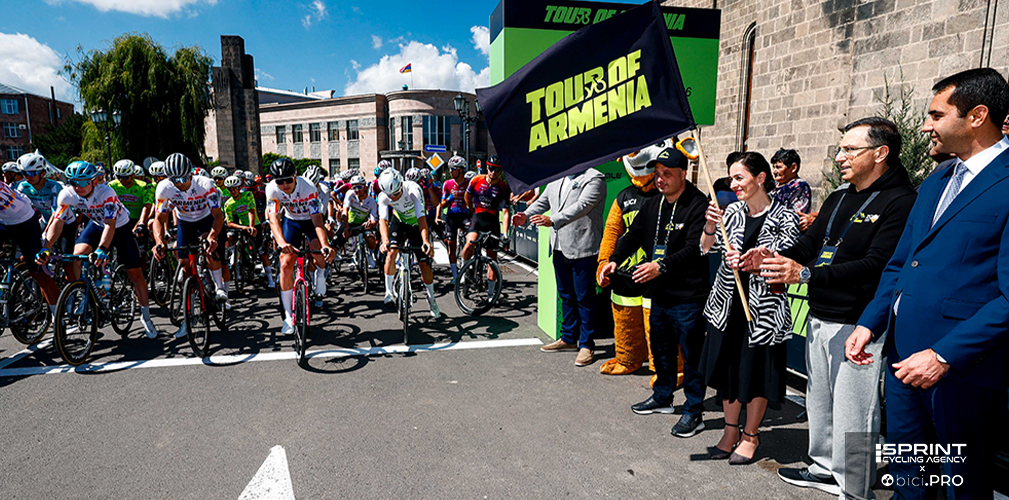 Il via al Tour of Armenia è stato dato dal Ministro dell’Educazione, della Scienza, della Cultura e dello Sport Zhanna Andreasyan