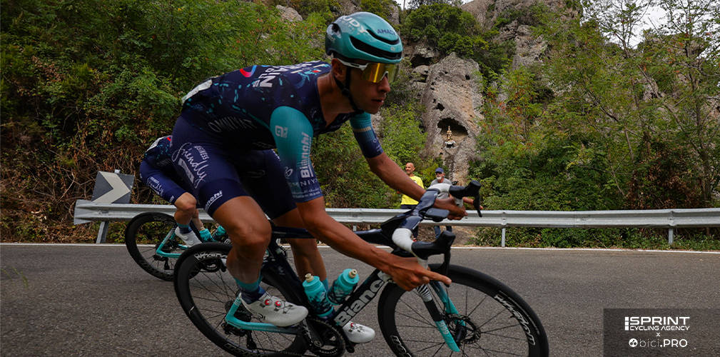 Prosegue la transizione di Tiberi alla nuova preparazione. Al Giro di Toscana è stato protagonista in salita