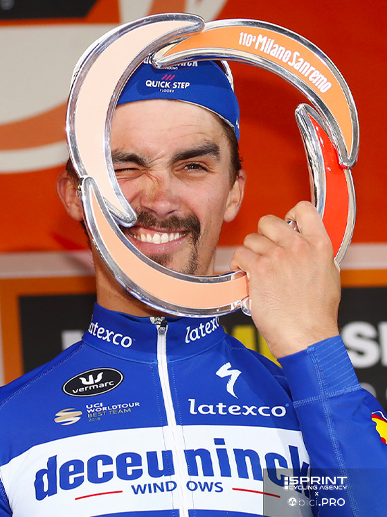 La Milano-Sanremo del 2019 è la sola Monumento in una carriera che vedrà anche due mondiali e 3 Freccia Vallone