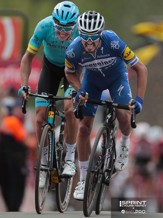 La trasferta nelle Ardenne porta la seconda Freccia Vallone della carriera, battendo lo stesso Fuglsang della Strade Bianche. Il danese vincerà però la Liegi
