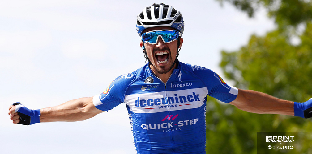 Il Tour del 2019 parte da Bruxelles e a Epernay, terza tappa, arriva la vittoria di Alaphilippe, la terza della carriera