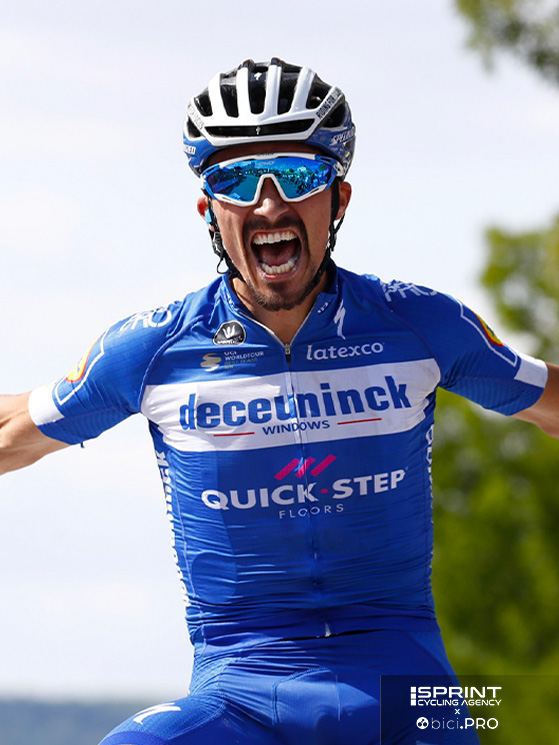 Il Tour del 2019 parte da Bruxelles e a Epernay, terza tappa, arriva la vittoria di Alaphilippe, la terza della carriera