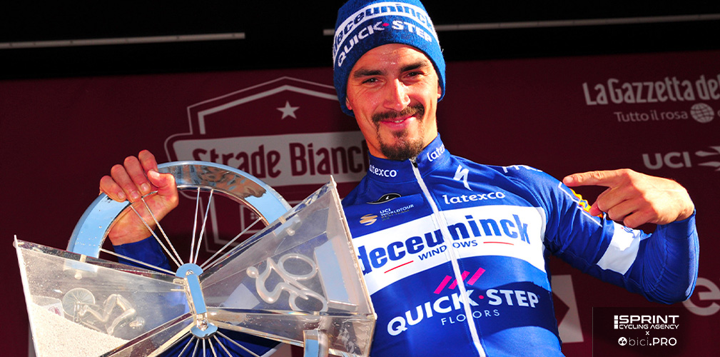 La vittoria della Strade Bianche è il primo trionfo di peso di Alaphilippe nel 2019